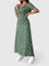 Yulivette Sophisticated Maxi Dress in Green