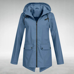 Women's Raincoat Jacket in Blue