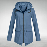 Women's Raincoat Jacket in Blue