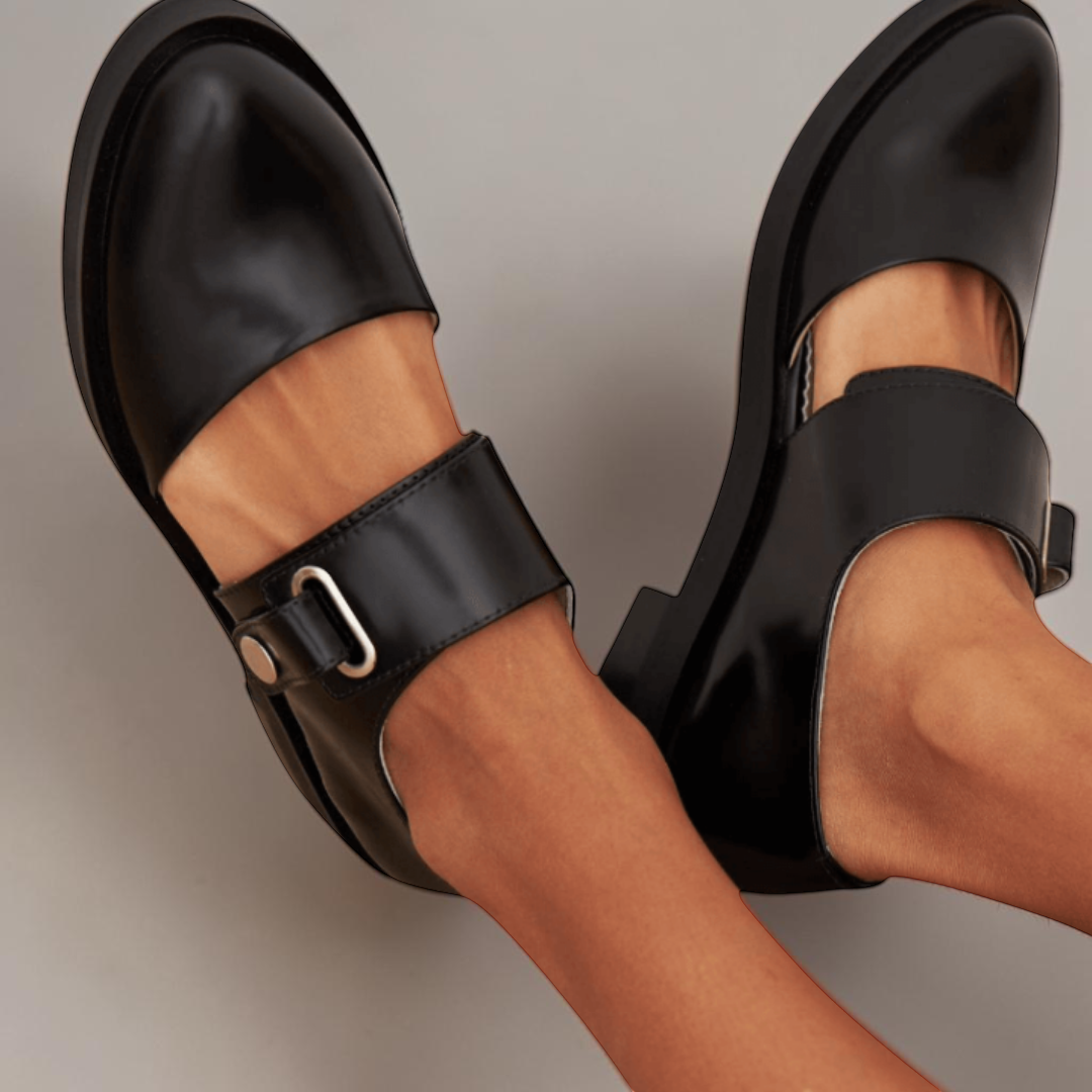 Women's Adjustable Strap Mary Jane Flats, photo 3