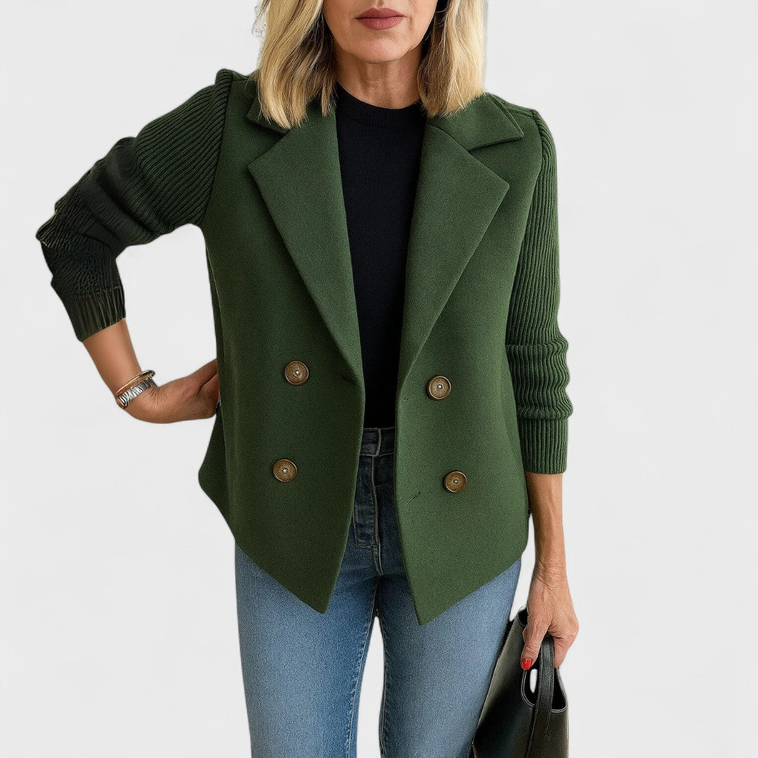 Women's Casual Blazer in Green