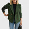 Women's Casual Blazer in Green