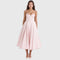 Jane Elegant Maxi Dress in Pink