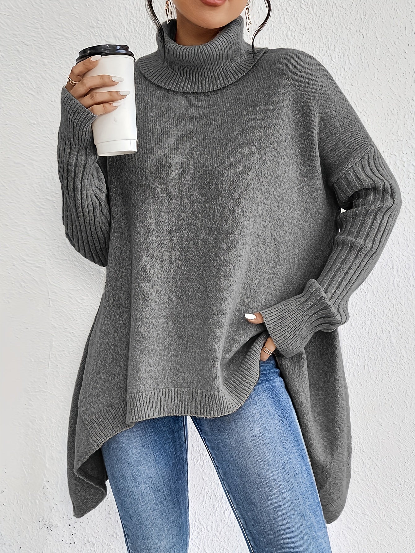 Audrey Cozy Sweater in Gray