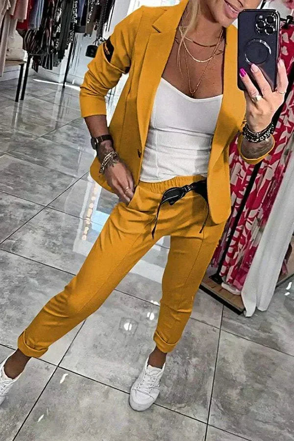 Women's Elegant Set – Janet in Yellow