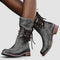 Mae Comfort Western Boots in Gray