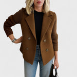 Women's Casual Blazer in Brown