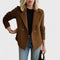 Women's Casual Blazer in Brown