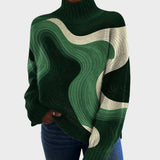 Harriet Art Knit Turtleneck Sweater