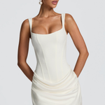 Women's Hourglass Mini Dress in Ivory