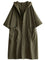 Women's Long Oversized Coat in Green