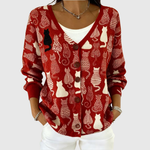 Chloe Cozy Button-Front Knit Cardigan