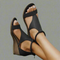 Thelma Comfort Sandals in Black