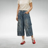 Women's Relaxed Fit Cargo Jeans