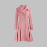 Elegant Double-Breasted Long-Sleeve Coat, photo 15