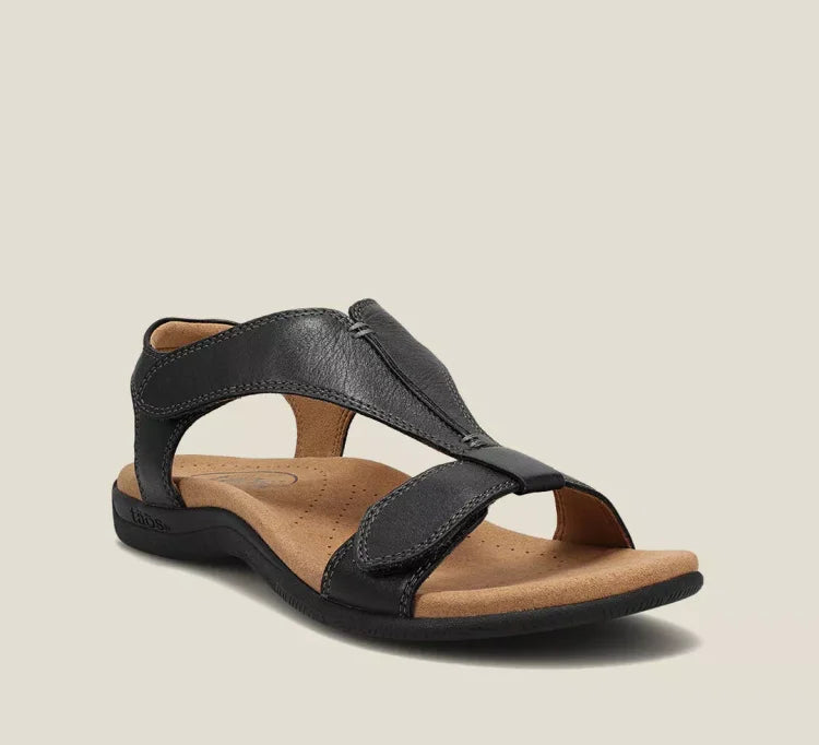 Finola Elegant Comfort Sandals in Black