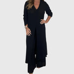 Olivia Elegant Two-Piece Set in Black