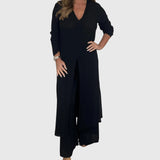 Olivia Elegant Two-Piece Set in Black