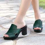 Miriam Comfort Sandals in Green