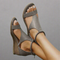 Thelma Comfort Sandals in Grey