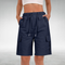 Daisy Cargo Shorts with a Relaxed Fit in Navy Blue