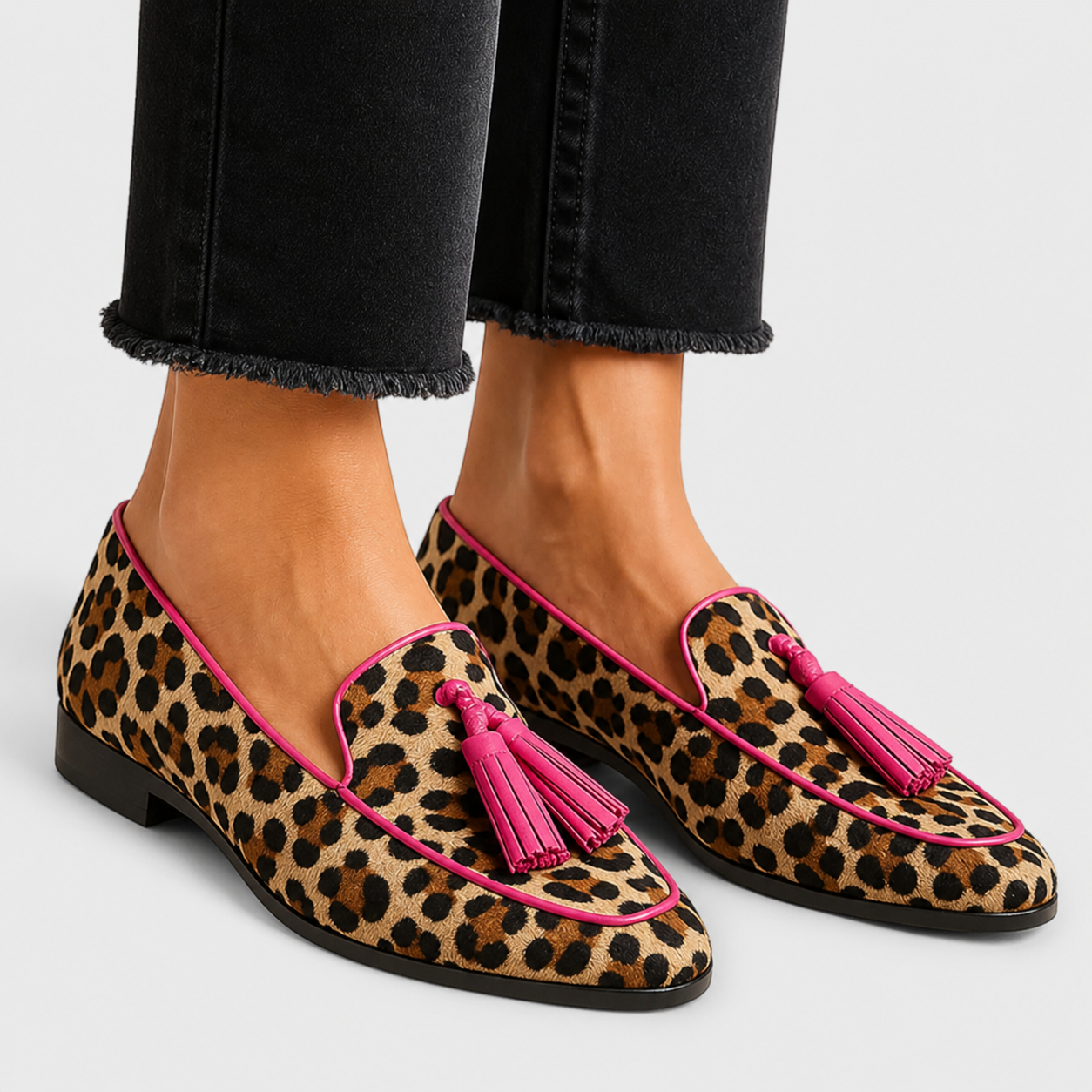 Women's Fringe Loafers