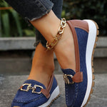 Mavis Comfort Loafers in Blue