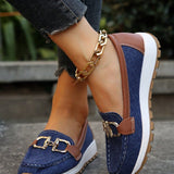 Mavis Comfort Loafers in Blue