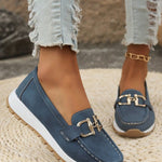 Mavis Comfort Loafers in Marine Blue
