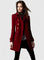 Koralynne Elegant Coat in Red