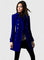 Koralynne Elegant Coat in Blue
