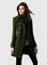 Koralynne Elegant Coat in Green