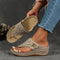 Leila Comfort Sandals in Beige
