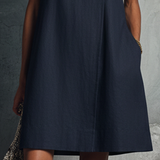 Women's Linen Mini Button Dress, photo 4