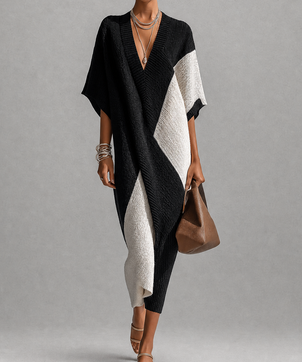 Women's Ebony and Ivory Dress in Black