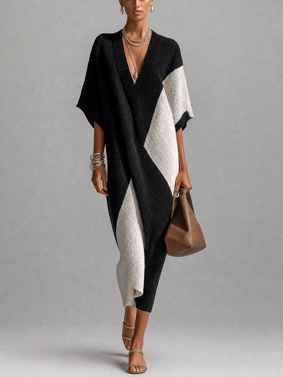 Women's Ebony and Ivory Dress in Black