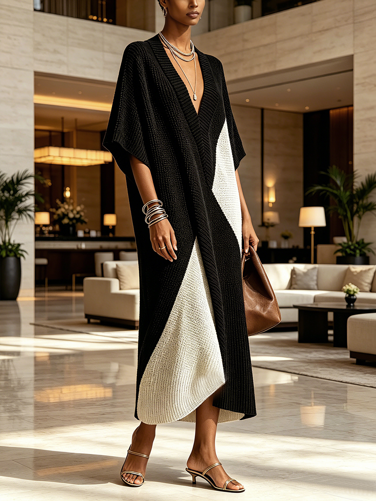 Women's Ebony and Ivory Dress, photo 4