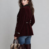 Clementine | Double-Breasted Blazer with Contrasting Edges