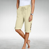 Toneth Everyday Shorts with a Relaxed Fit in Beige