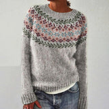 Women's Floral Yoke Sweater, photo 2