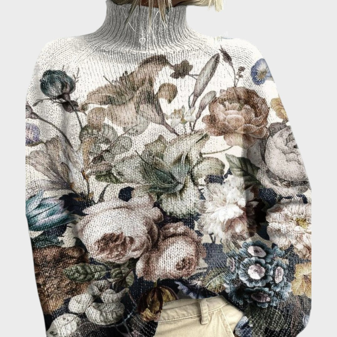 Wanda Art Knit Turtleneck Sweater