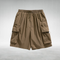 Elodi Cargo Shorts with a Relaxed Fit in Brown