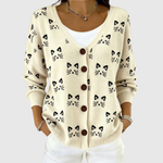 Sadie Cozy Button-Front Knit Cardigan