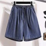 Marian Everyday Shorts with a Relaxed Fit in Blue
