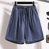 Marian Everyday Shorts with a Relaxed Fit in Blue