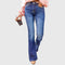 Women's Comfortable Stretch Pants in Blue