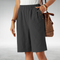 Women's Shorts with an Elasticated Waist in Gray