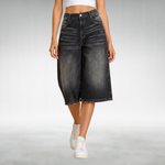Dianna Everyday Shorts with a Relaxed Fit in Black
