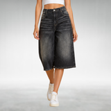 Dianna Everyday Shorts with a Relaxed Fit in Black