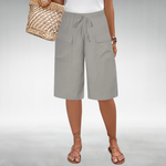 Rose Everyday Shorts with a Relaxed Fit in Gray